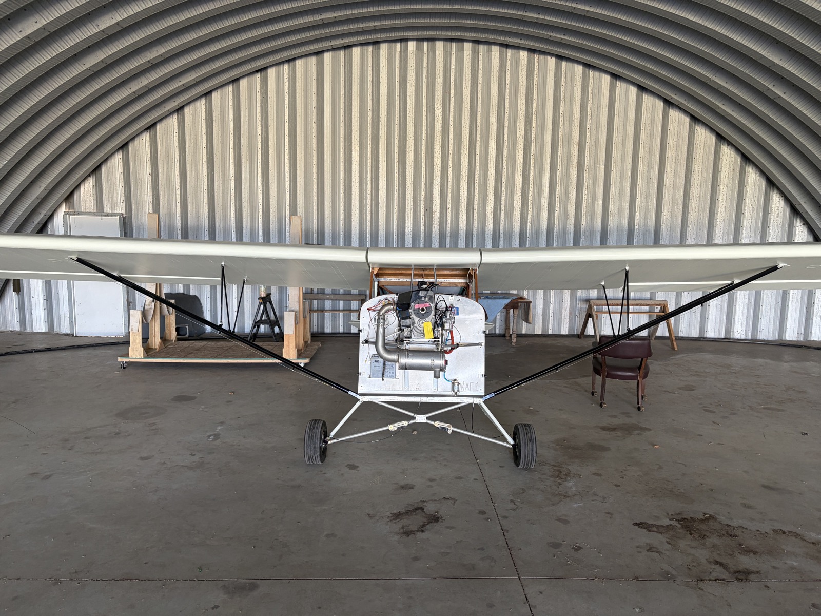 FFP Super Koala, front view in the hangar